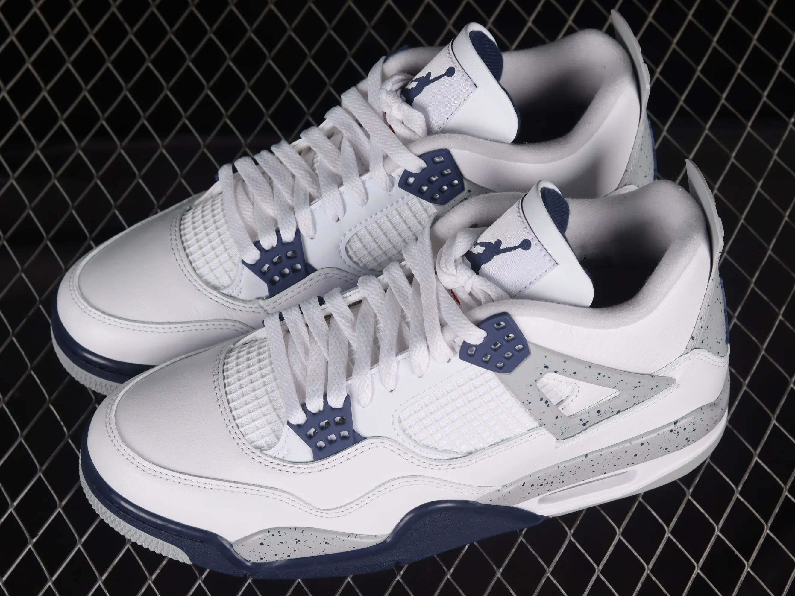 All categories Air Jordan Jordan series basketball shoes Air Jordan 4 LJR version Air Jordan 4 Retro "Midnight Navy" AJ4 Joe 4 Midnight Blue Men's cultural basketball shoes DH6927-140